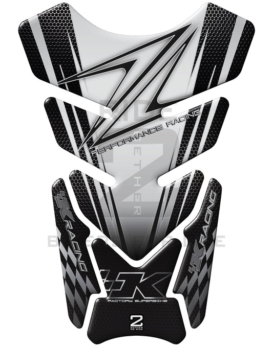 Kawasaki Z Series Black  Carbon Motor Bike Tank Pad / Protector 2006 - 2022