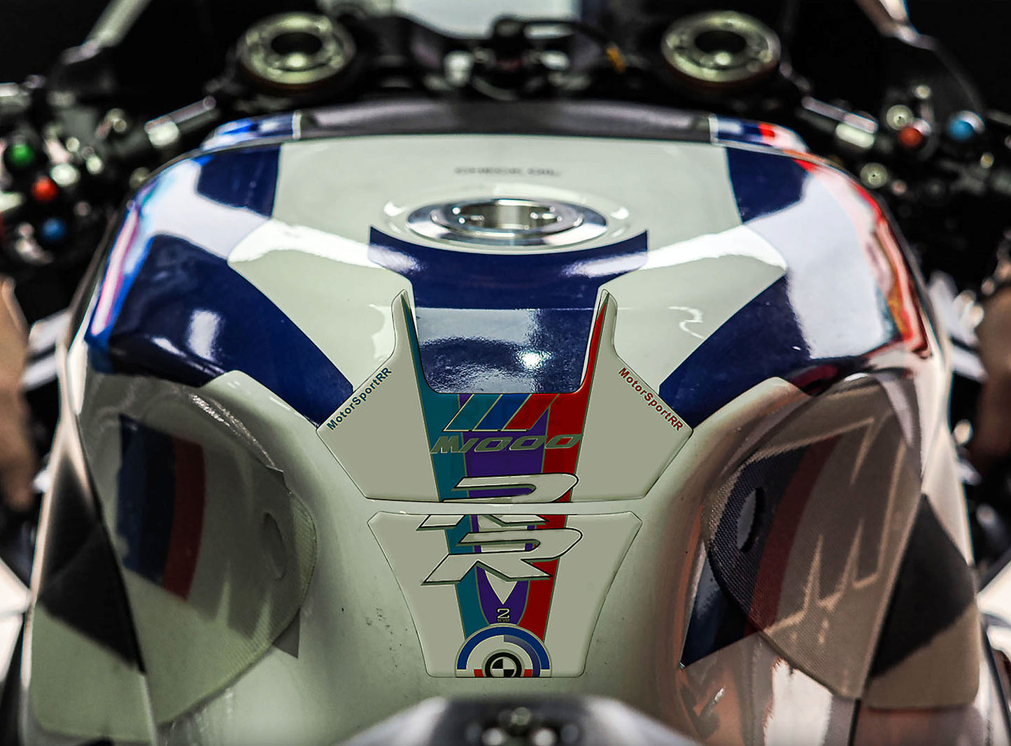 BMW M 1000 RR Tank Pad | BMW Motor Cycle Tank Protector