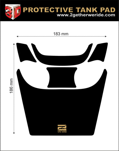 BMW  R 1200 RT Tank Pads  | BMW Motor Cycle Tank Protector