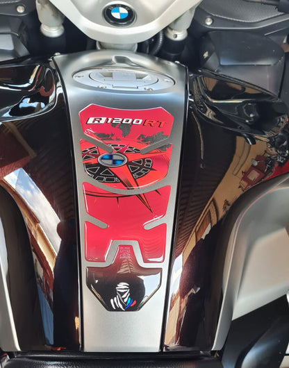 BMW R 1200 RT Red Motor Bike Tank Pad / Protector. 2014 to 2019