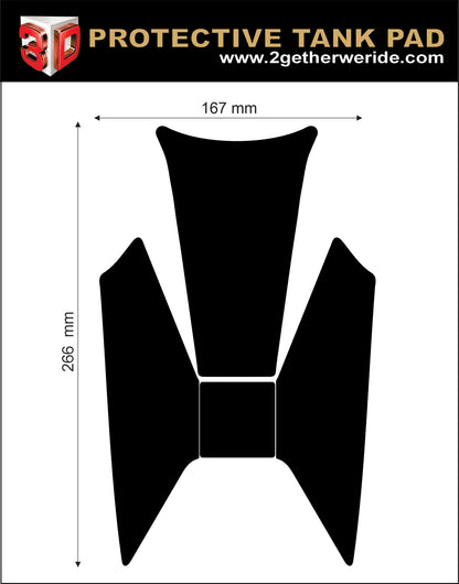 BMW  R 1250 GS Tank Pad Protector | Rider Deal