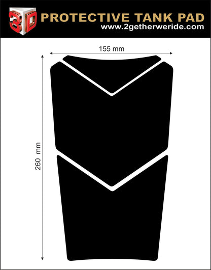 BMW  R 1250 GS Tank Pads  | BMW Motor Cycle Tank Protector