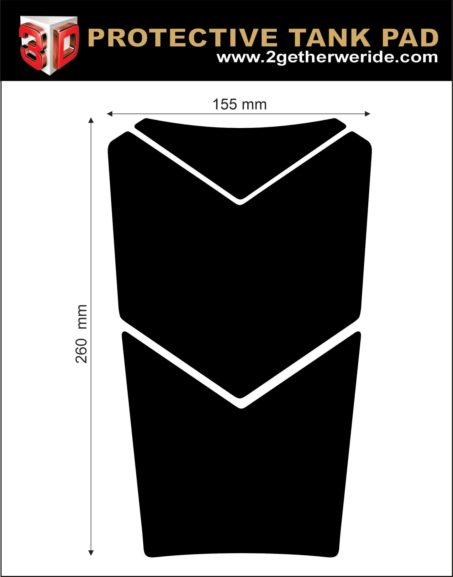 BMW  R 1250 GS Tank Pads  | Rider Deal