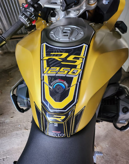 BMW R 1250 RS Red and Black Motor Bike Tank Pad&nbsp; Protector 2019 - 2022