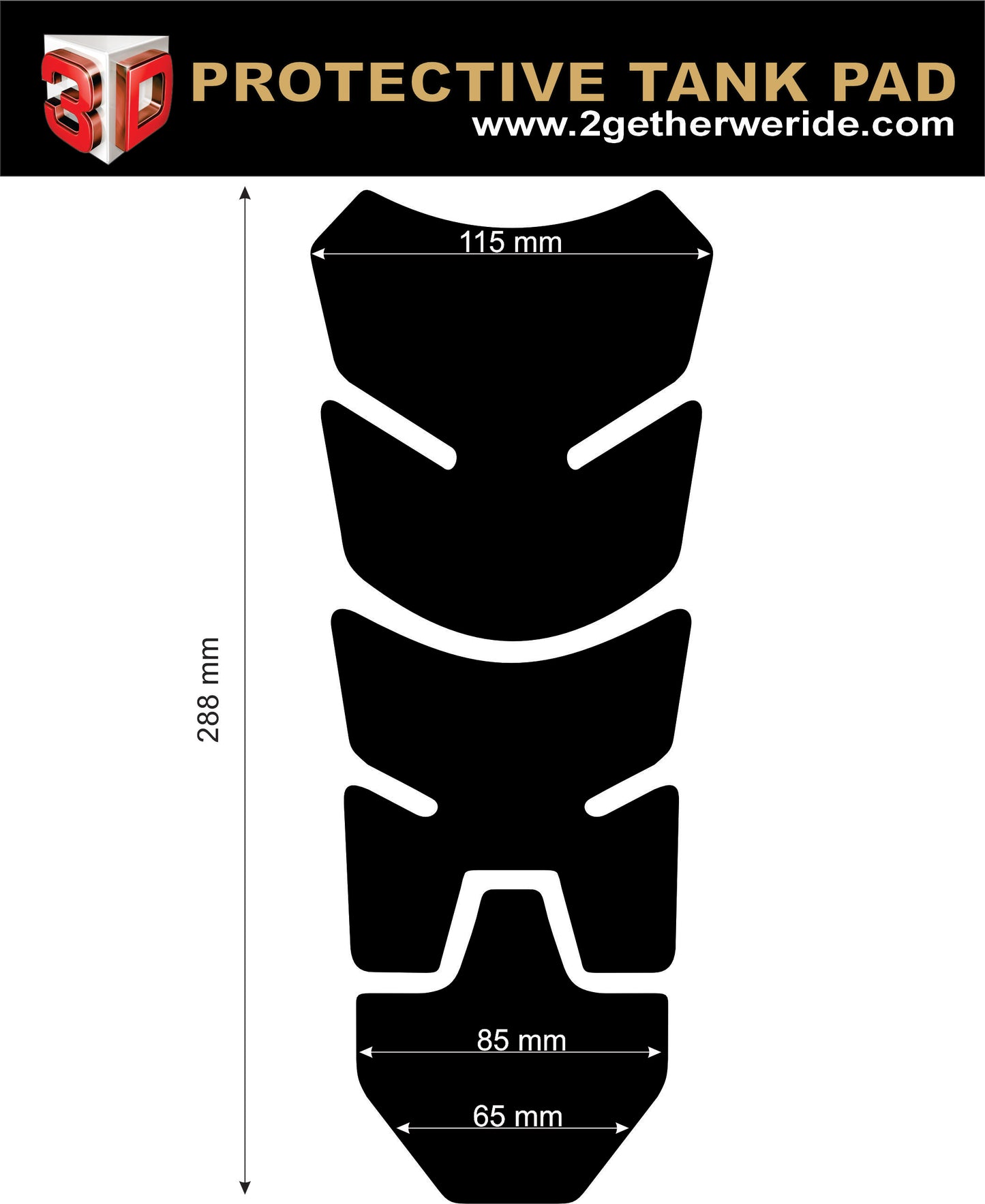 BMW R 1250 Tank Pad Protector | Rider Deals