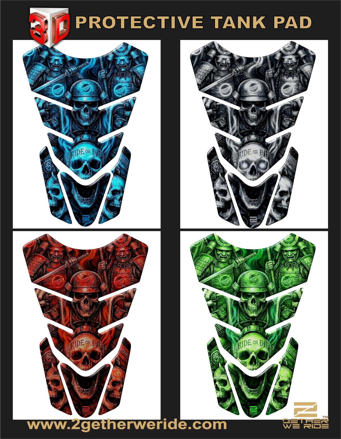Honda Tank Pad | Ride or Die Motor Cycle Tank Protector