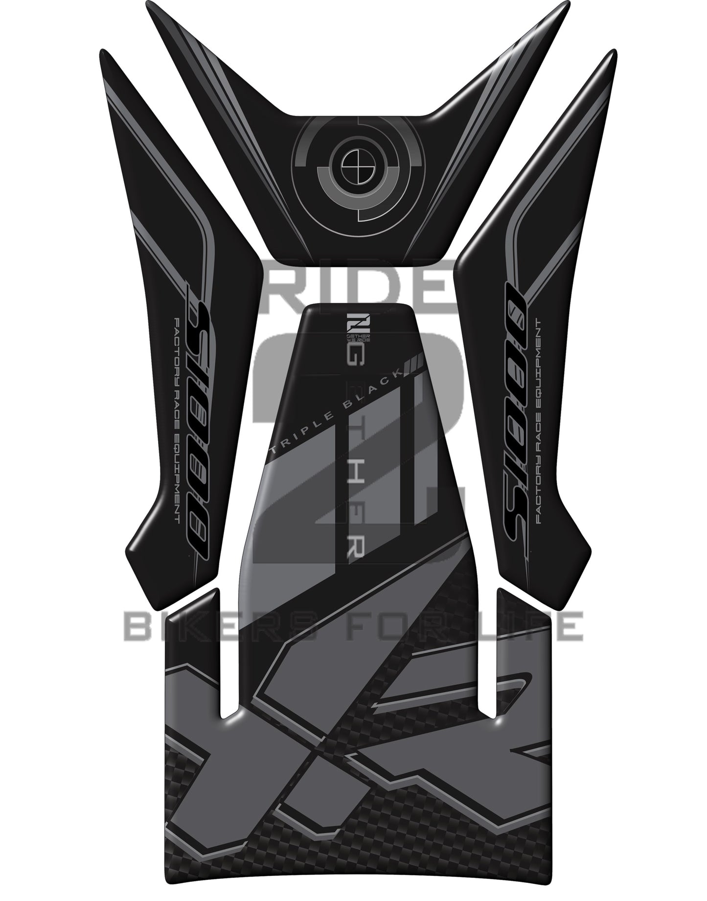 BMW S 1000 XR Triple Black Motor Bike Tank Pad / Protector 2020 - 2023