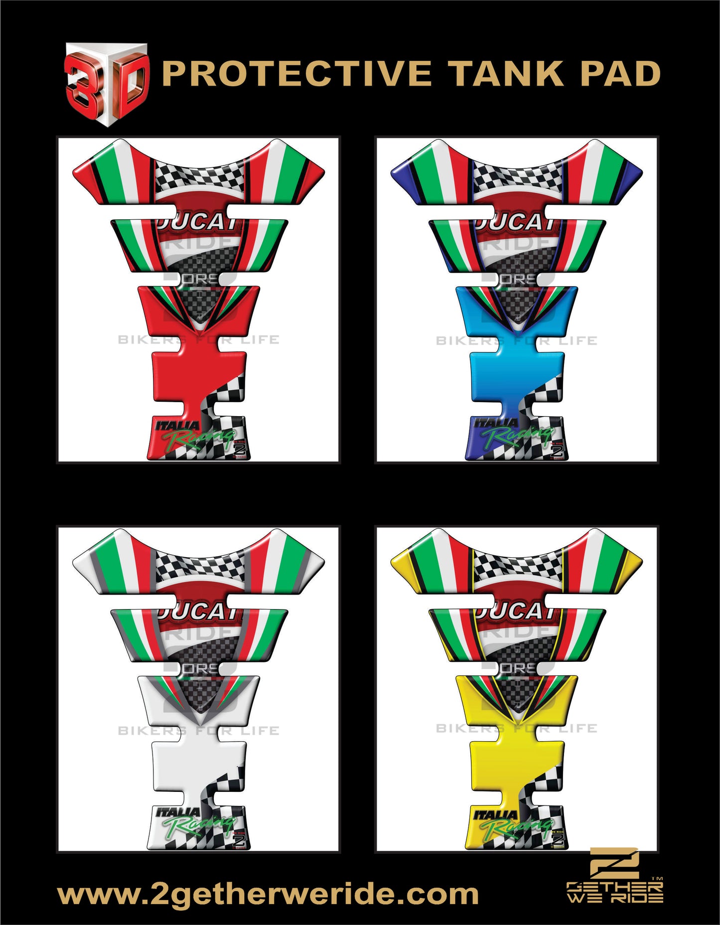 Ducati Tank Pad | Ducati Motor Bike Protector