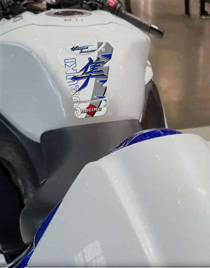 Suzuki Hayabusa Red, White and Grey Tank Pad Protector - 2022 - 2023