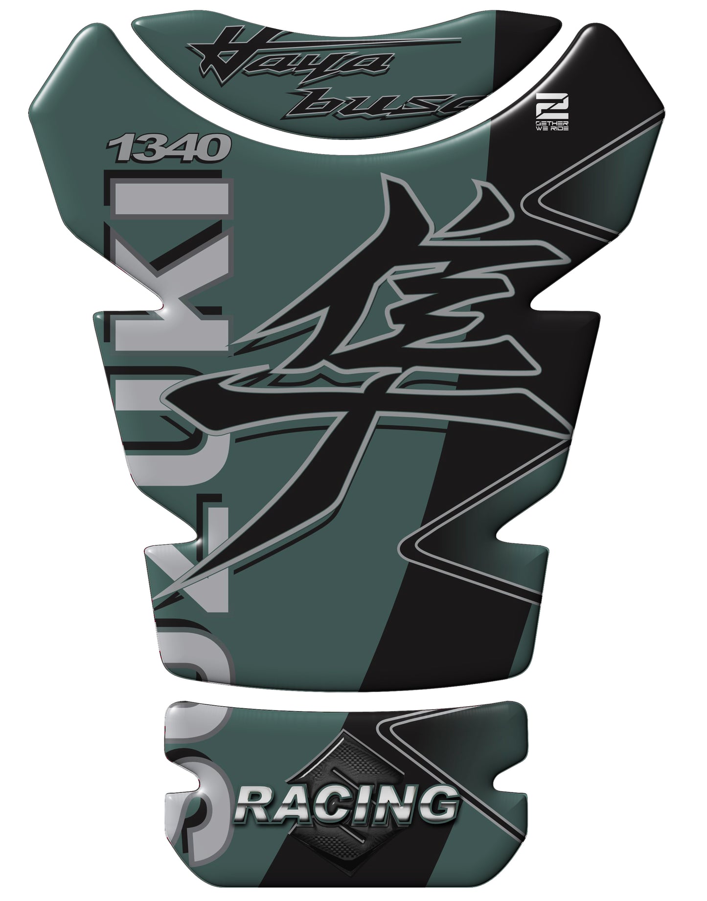 Suzuki Hayabusa Metallic &nbsp;Matt Green Tank Pad Protector - 2025 - 2026