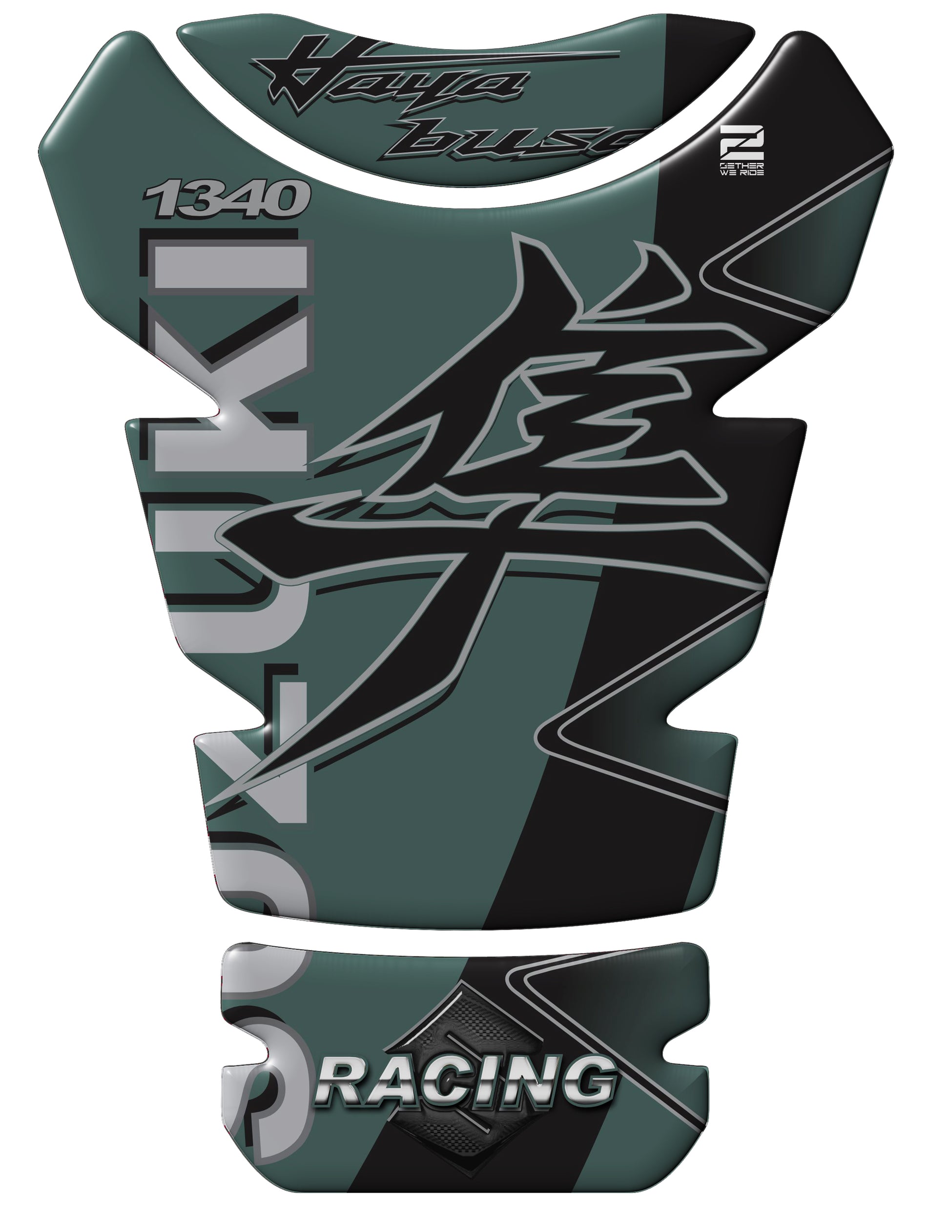 Suzuki Hayabusa Metallic &nbsp;Matt Green Tank Pad Protector - 2025 - 2026