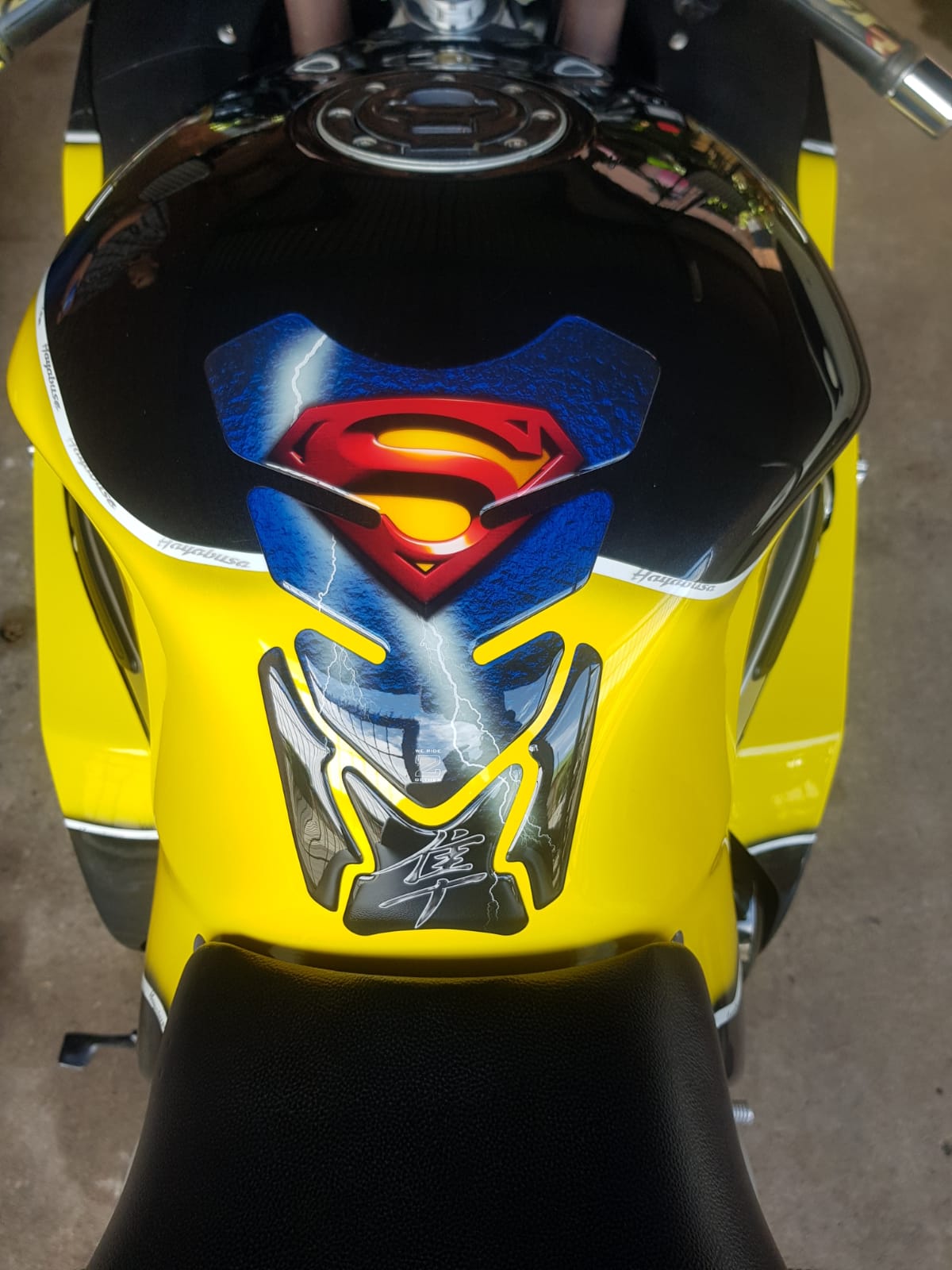 Suzuki Hayabusa Superman Tank Pad Protector 