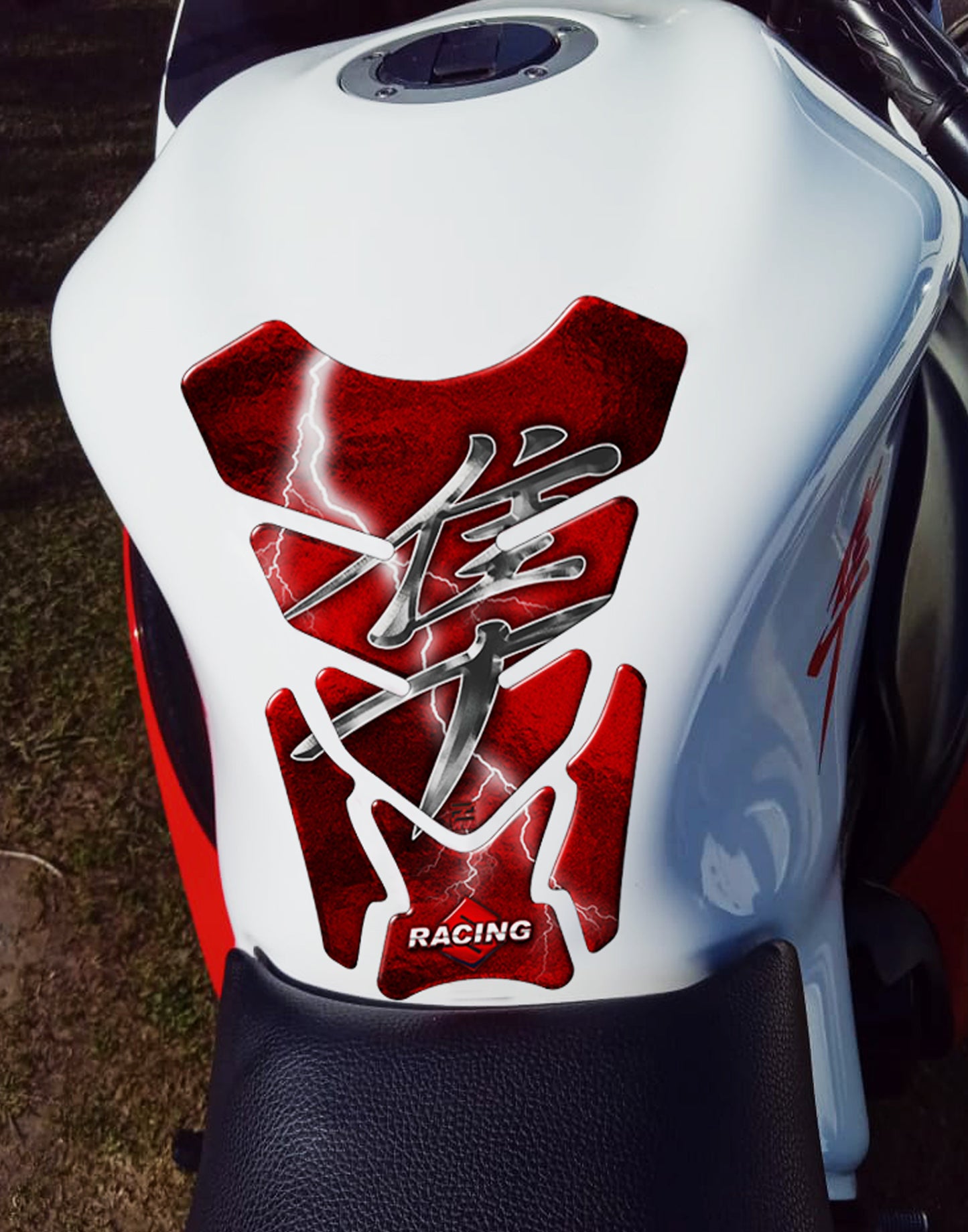 Suzuki Hayabusa Blue  and Black Motor Bike Tank Pad Protector. 1999 - 2021. A universal fit Hayabusa tank pad.