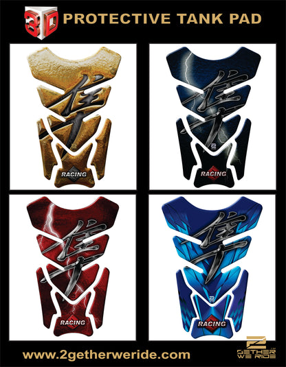 Suzuki Hayabusa Blue &nbsp;Motor Bike Tank Pad Protector. 1999 - 2021. A universal fit Hayabusa tank pad