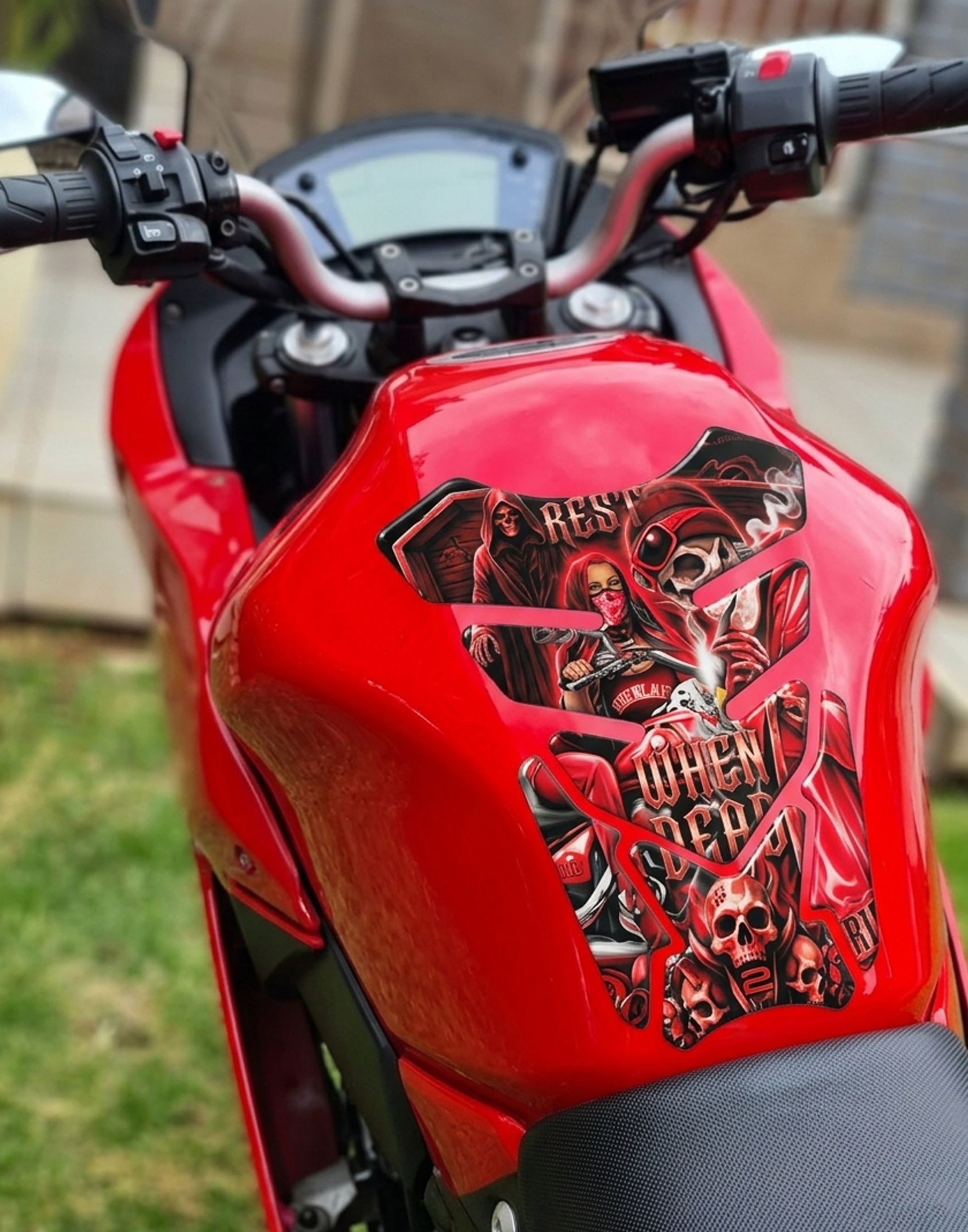 Ride or Die Motorcycle Tank Protector