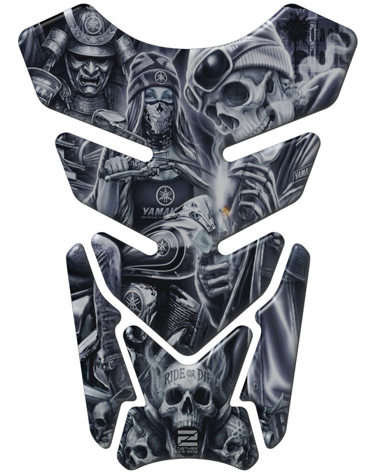 Yamaha Black Ride or Die Tank Pad Protector