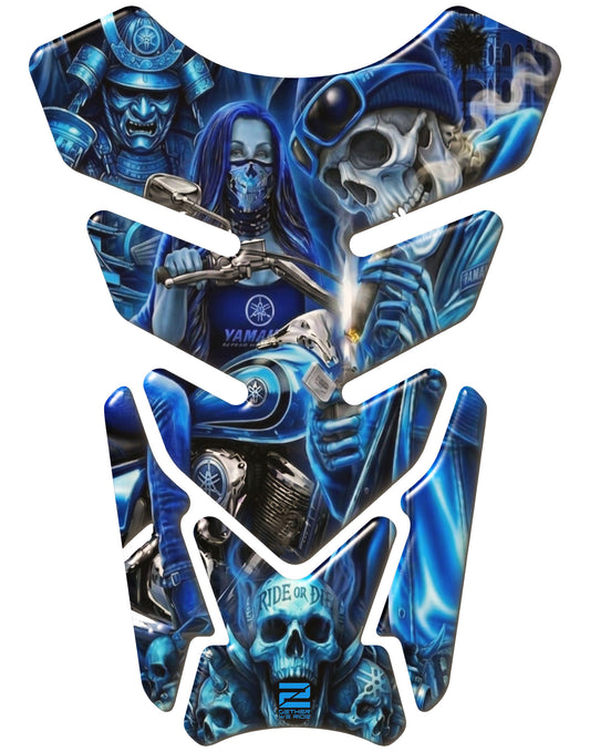 Yamaha Blue Ride or Die Tank Pad Protector