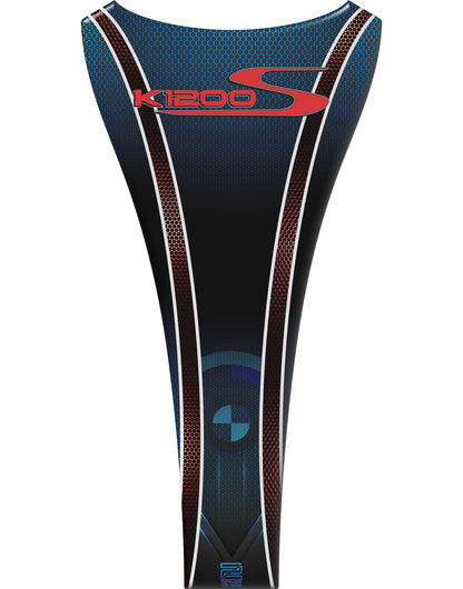 BMW K 1200 S Tank Pad  | BMW Motor Cycle Tank Protector Blue Honey Comb
