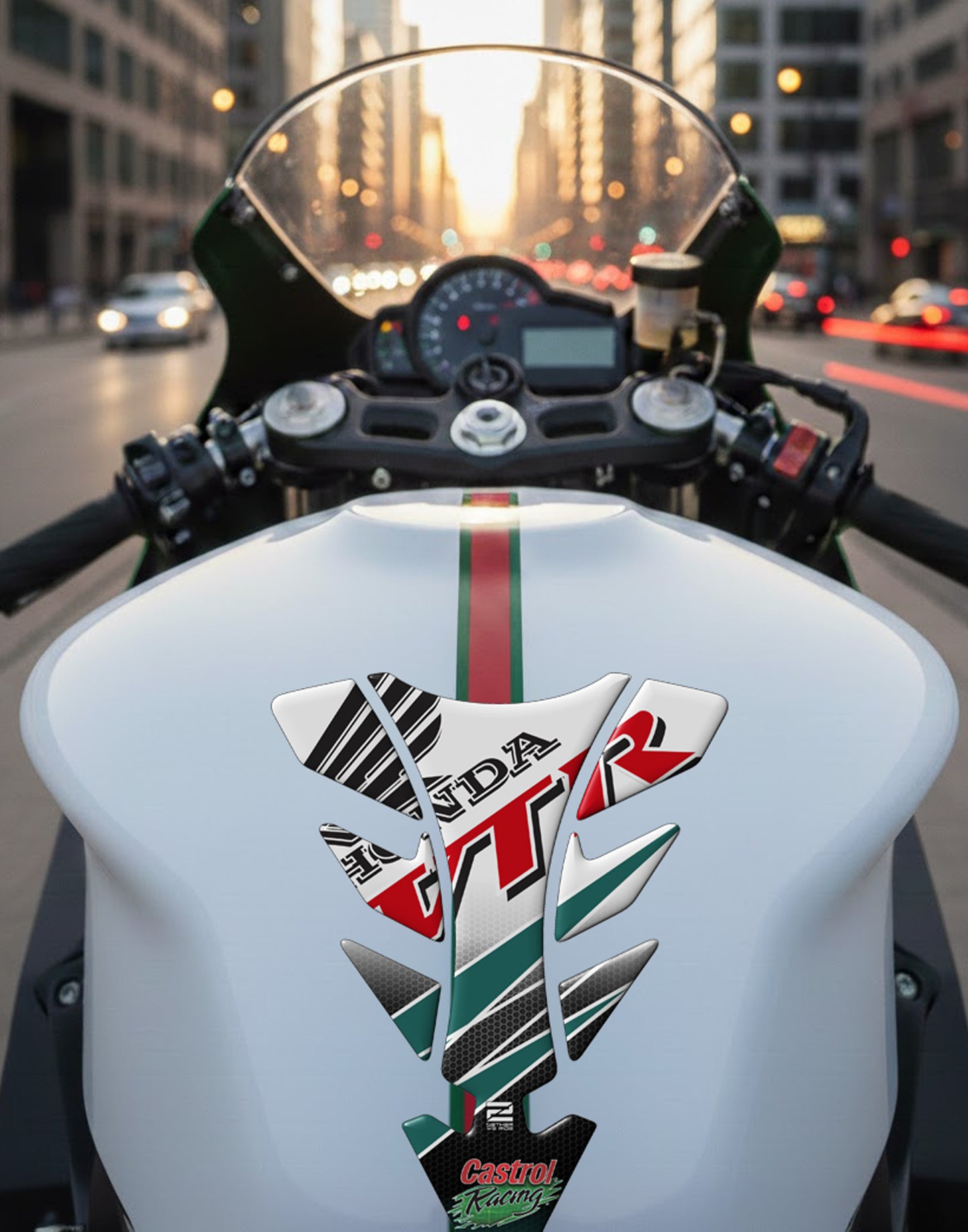 Honda VTR Tank Pad | Honda Motorcycle Tank Protector.
