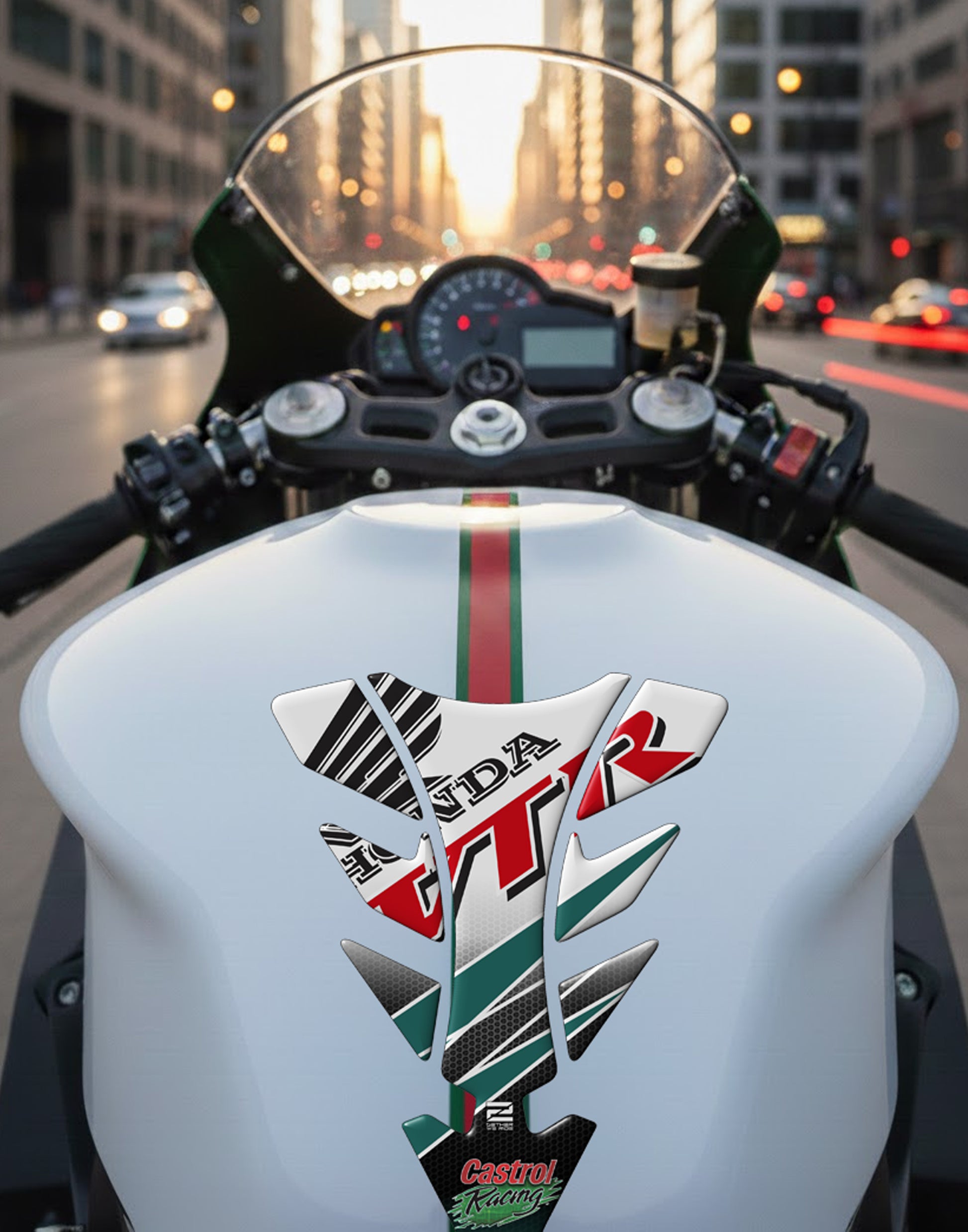 Honda VTR Tank Pad | Honda Motorcycle Tank Protector.