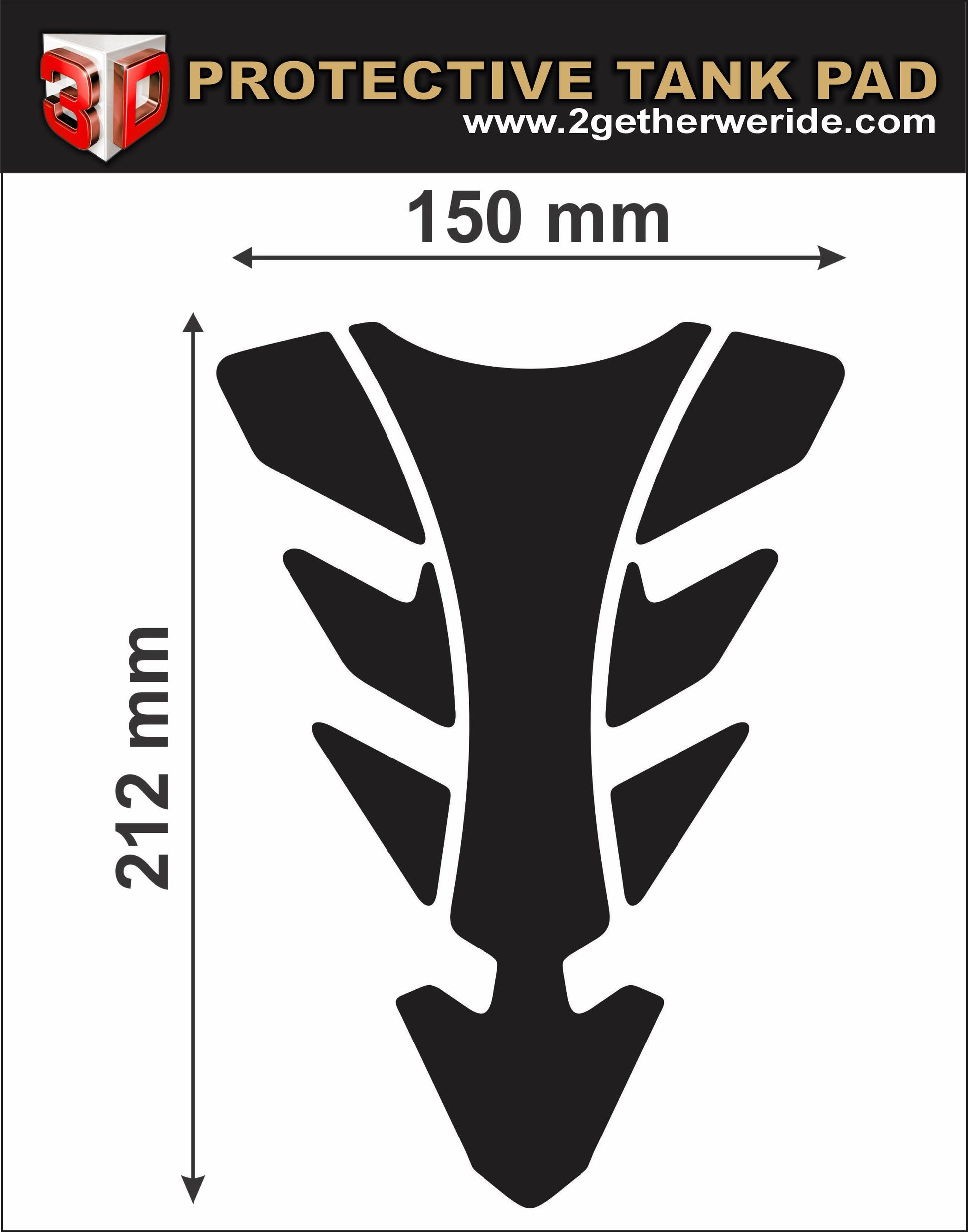 Honda VTR Tank Pad | Honda Motorcycle Tank Protector.