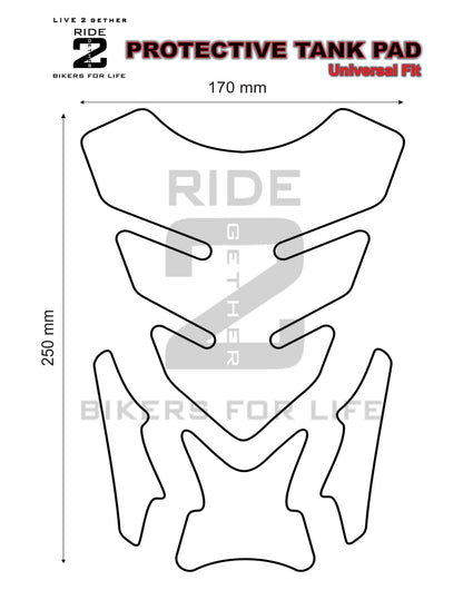 Street Tank Pad | Motor Bike Tank Protector