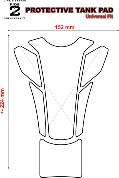 Yamaha Factory Racing  Tank Pad | Yamaha Motor Cycle Tank Protector