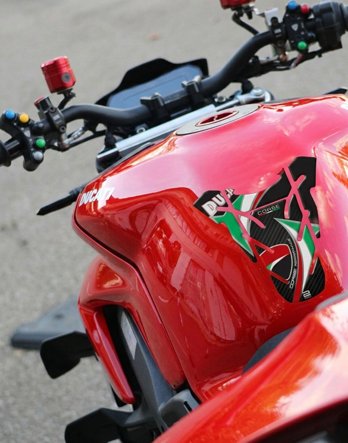 Ducati Coarse Tank Pad | Ducati Motor Bike Tank Protector