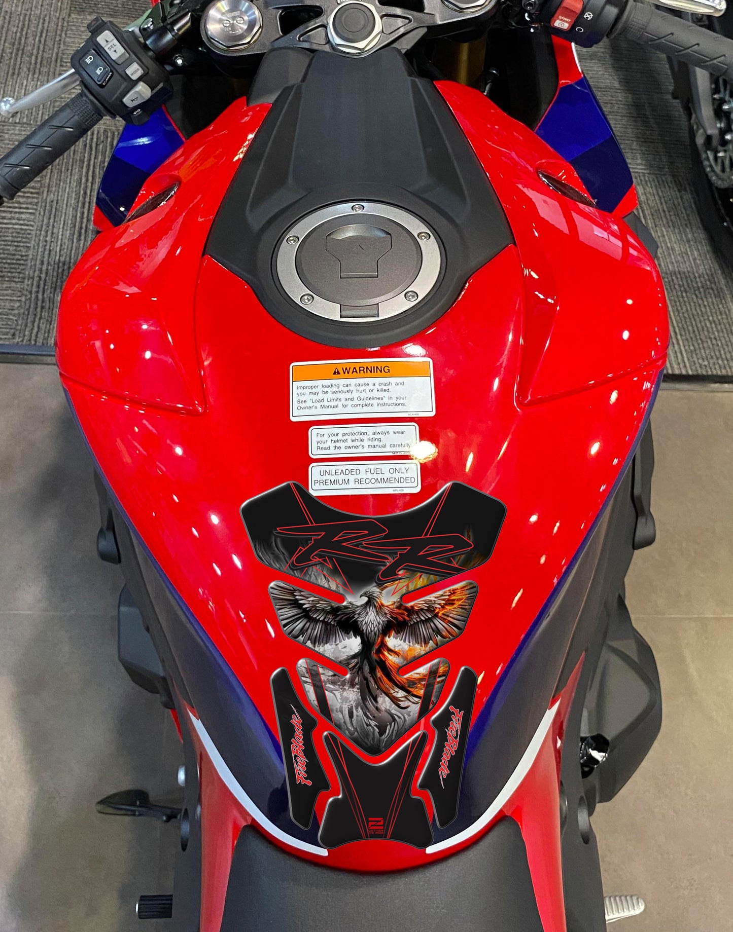 Honda Fireblade Tank Pad | Honda Motor Cycle Tank Protector