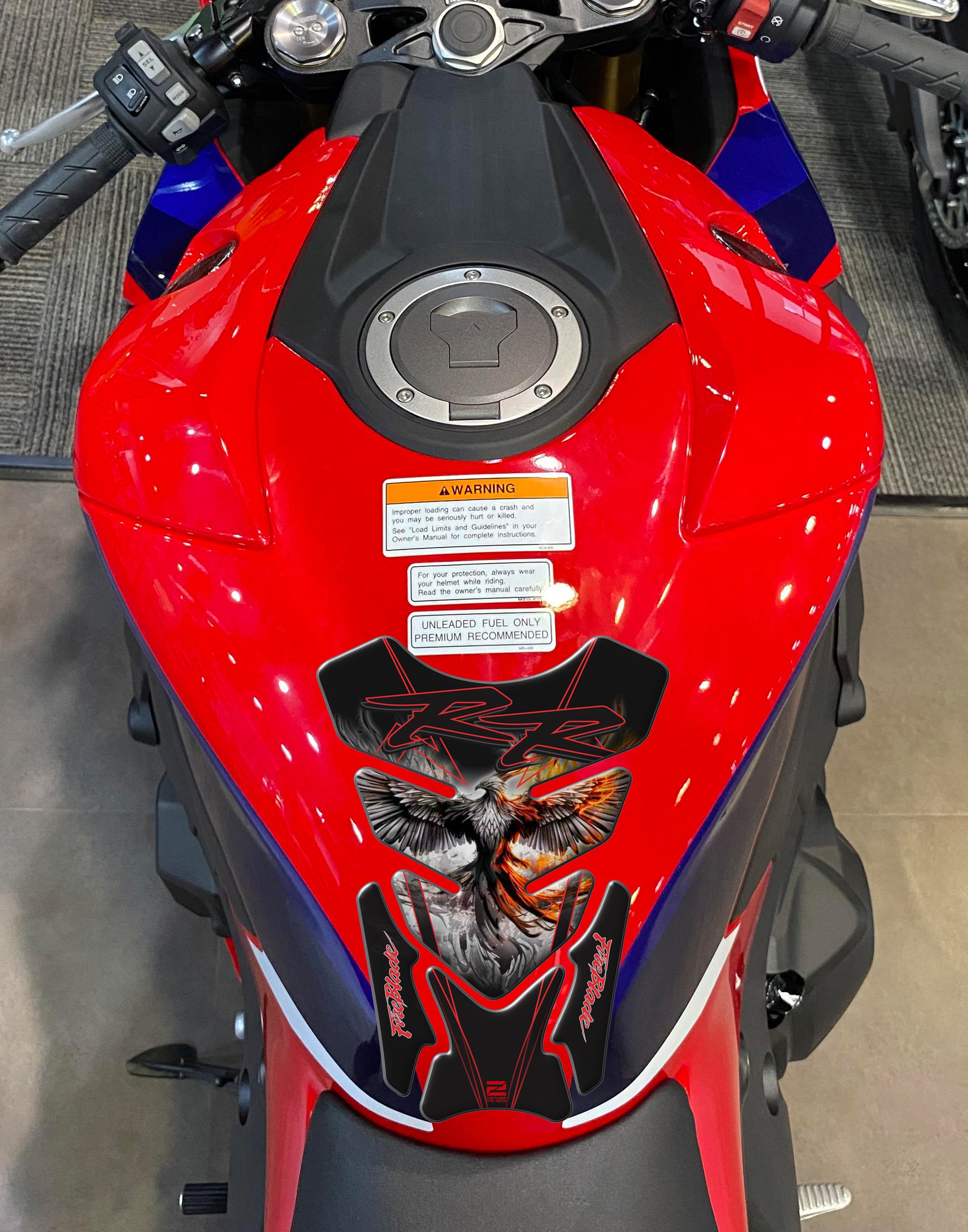 Honda Fireblade Tank Pad | Honda Motor Cycle Tank Protector