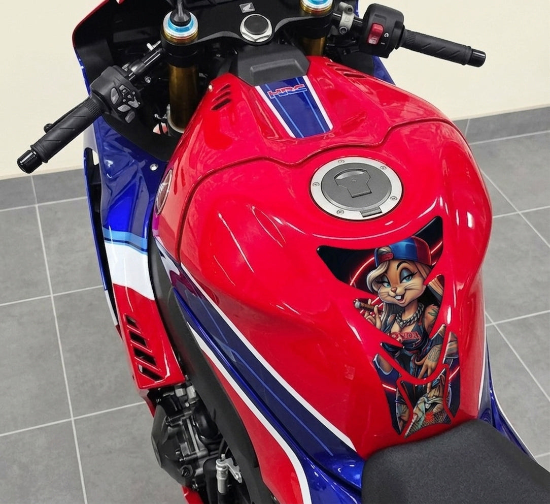 Honda Biker Bunny Tank Pad Protector