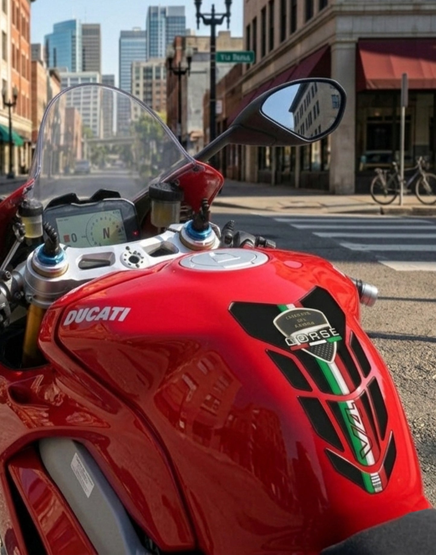 Ducati V4 Tank Pad | Ducati Motor Bike Tank Protector