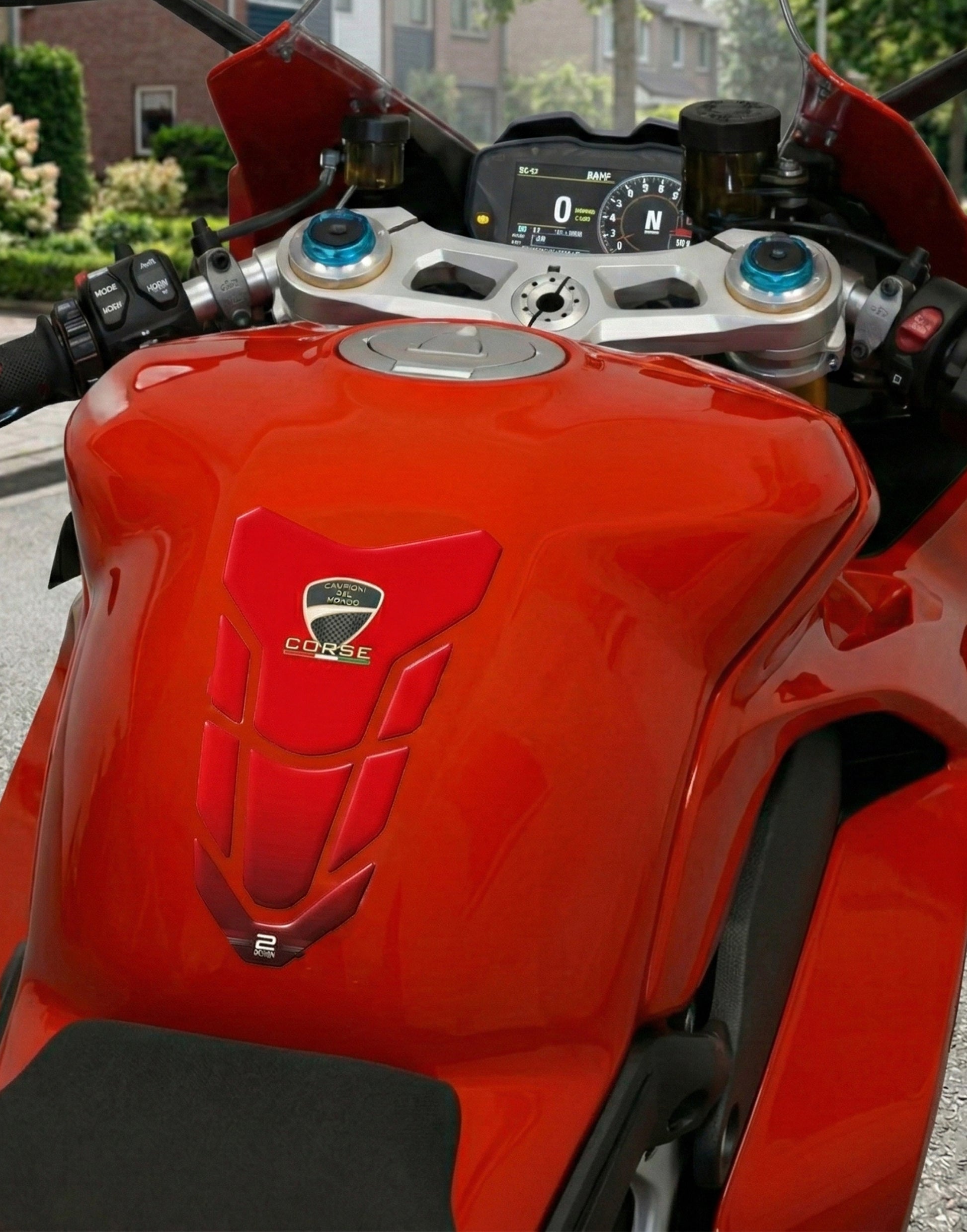 Ducati V4 Tank Pad | Ducati Motor Bike Tank Protector