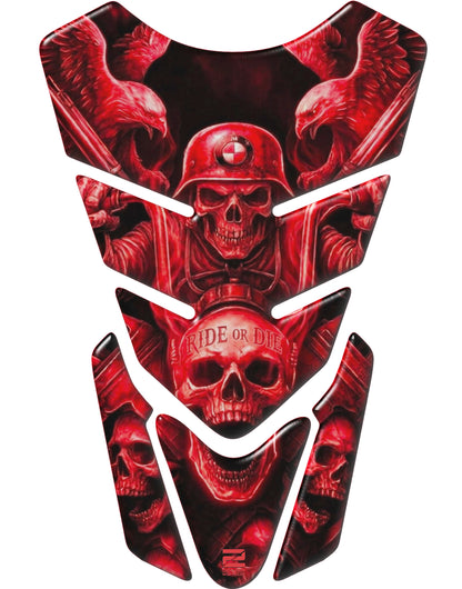 BMW Ride or Die Red Motor Bike Tank Pad Protector.