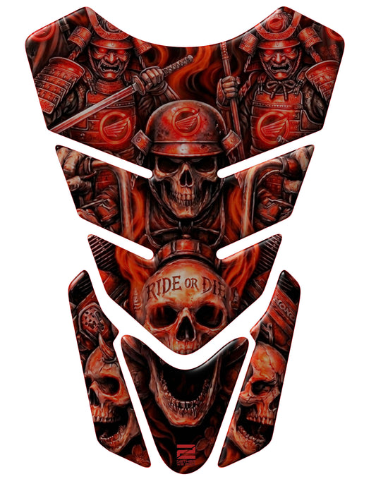 Honda Red Tank Pad | Ride or Die Motor Cycle Tank Protector