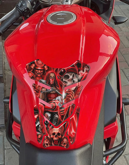 Yamaha Red Ride or Die Tank Pad Protector