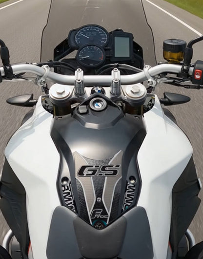 BMW F 700 GS Motor Bike Tank Pad . BMW F 700 Black and Grey Motor Bike Tank Pad / Protector.