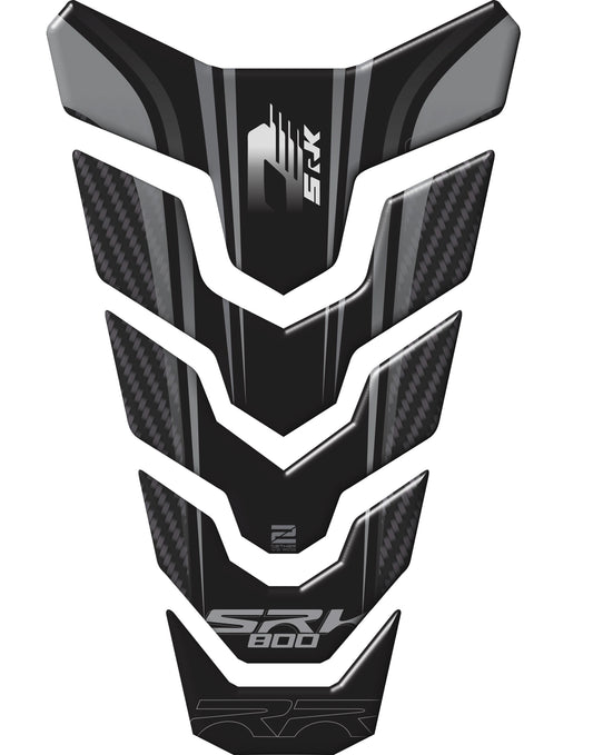 QJ Motors Black and Grey SRK 800 Tank Pad Protector