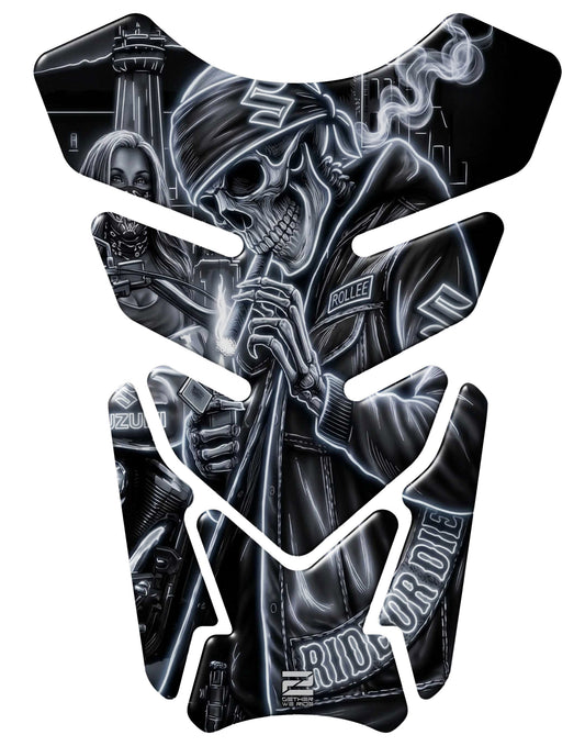 Suzuki Black Ride or Die Tank Pad / Protector