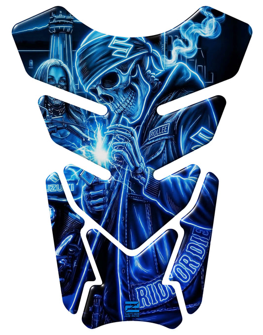 Suzuki Blue Ride or Die Tank Pad / Protector