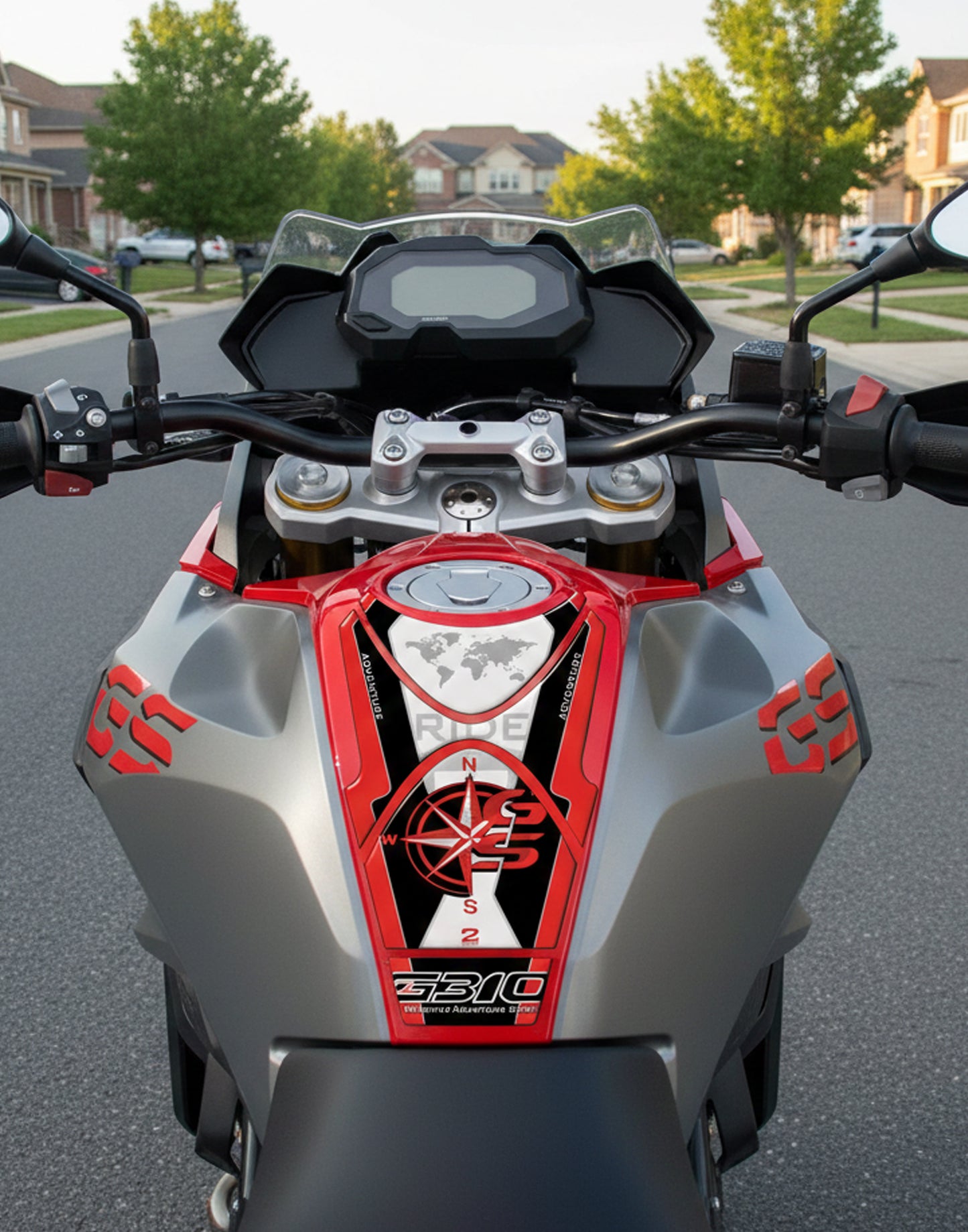 BMW 310 Tank Pad |  BMW Motor Bike Tank Protector