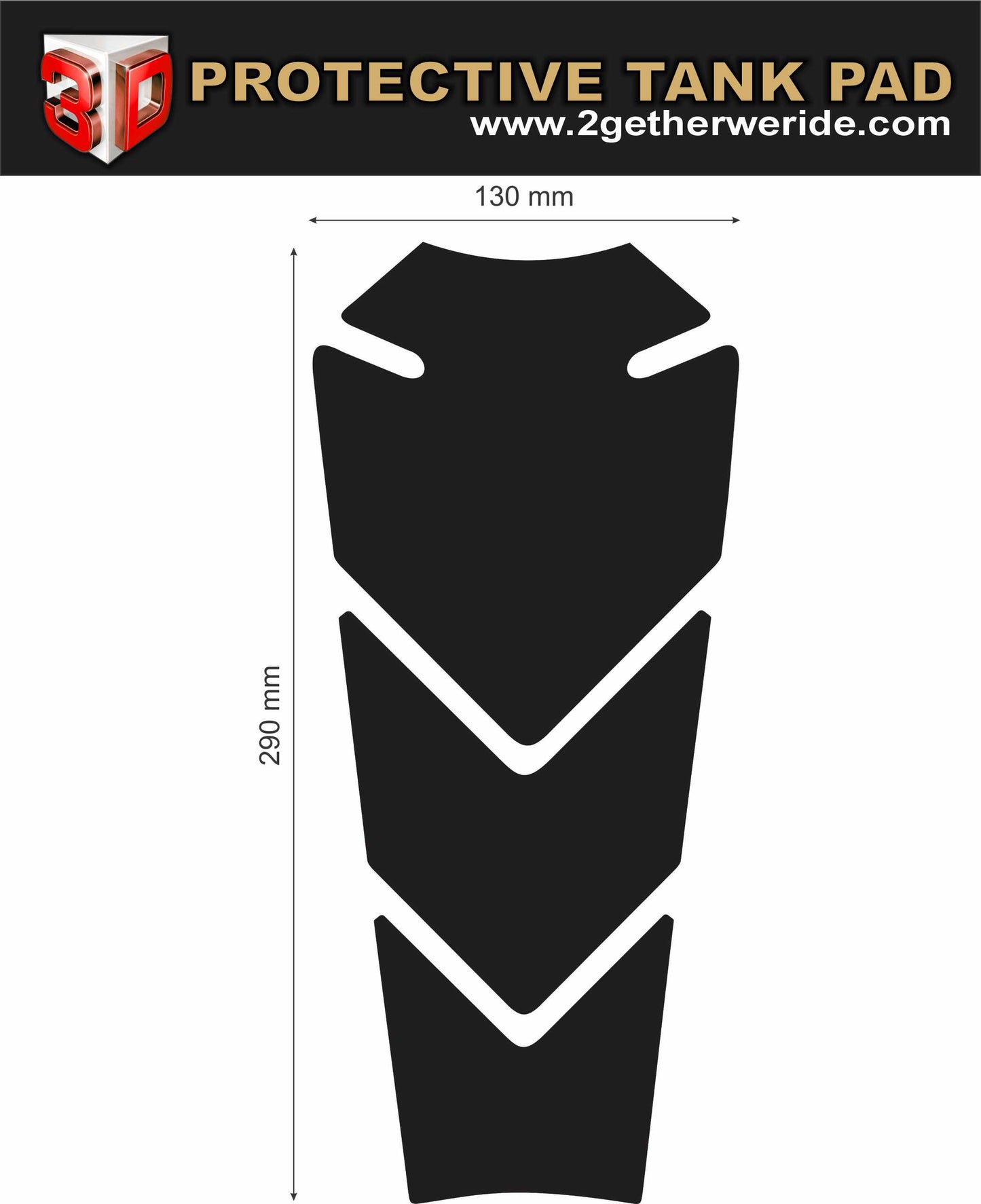 Suzuki V-Strom 650 Tank Pad | Suzuki Motor Bike Tank Protector