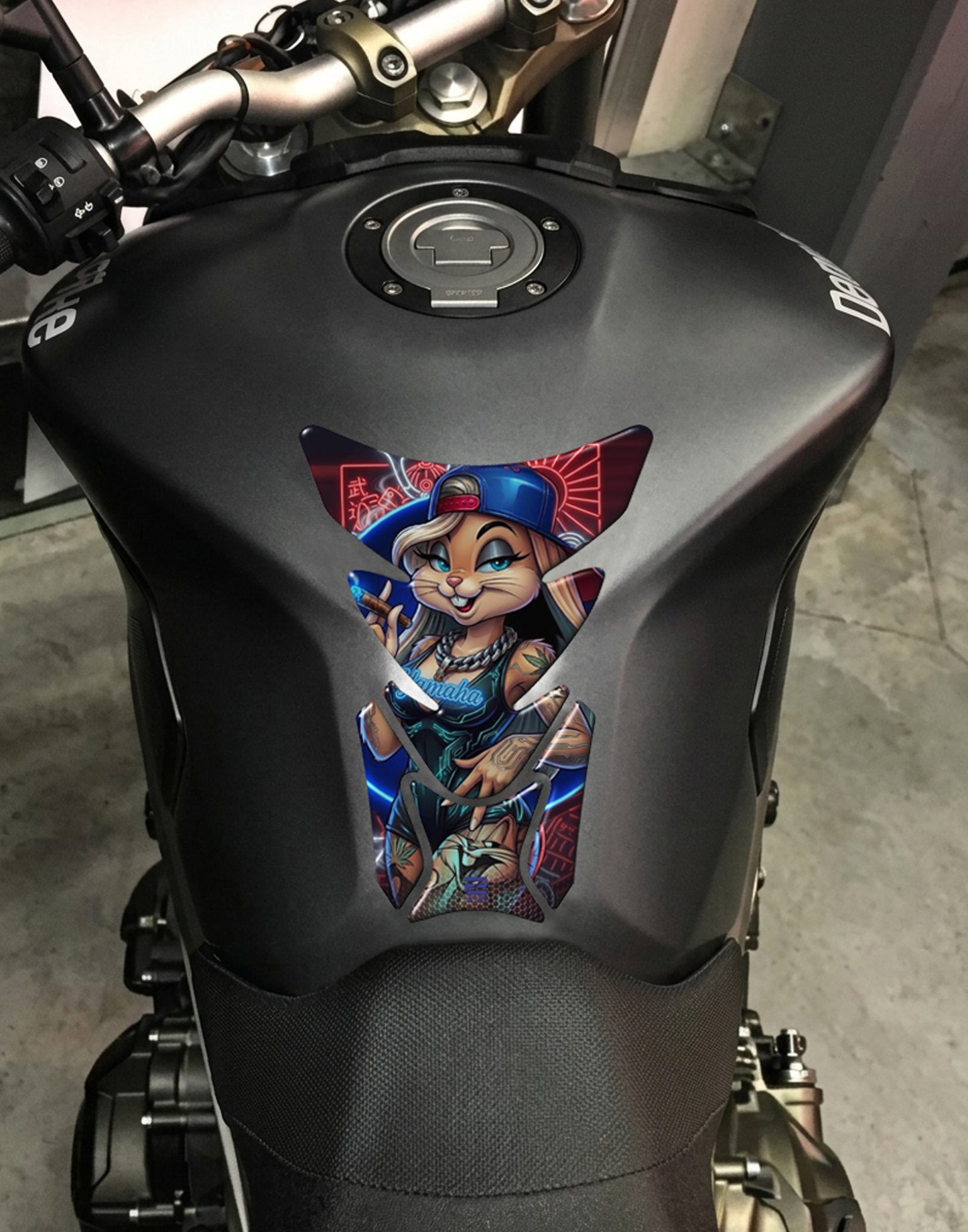 Yamaha Biker Bunny Tank Pad Protector