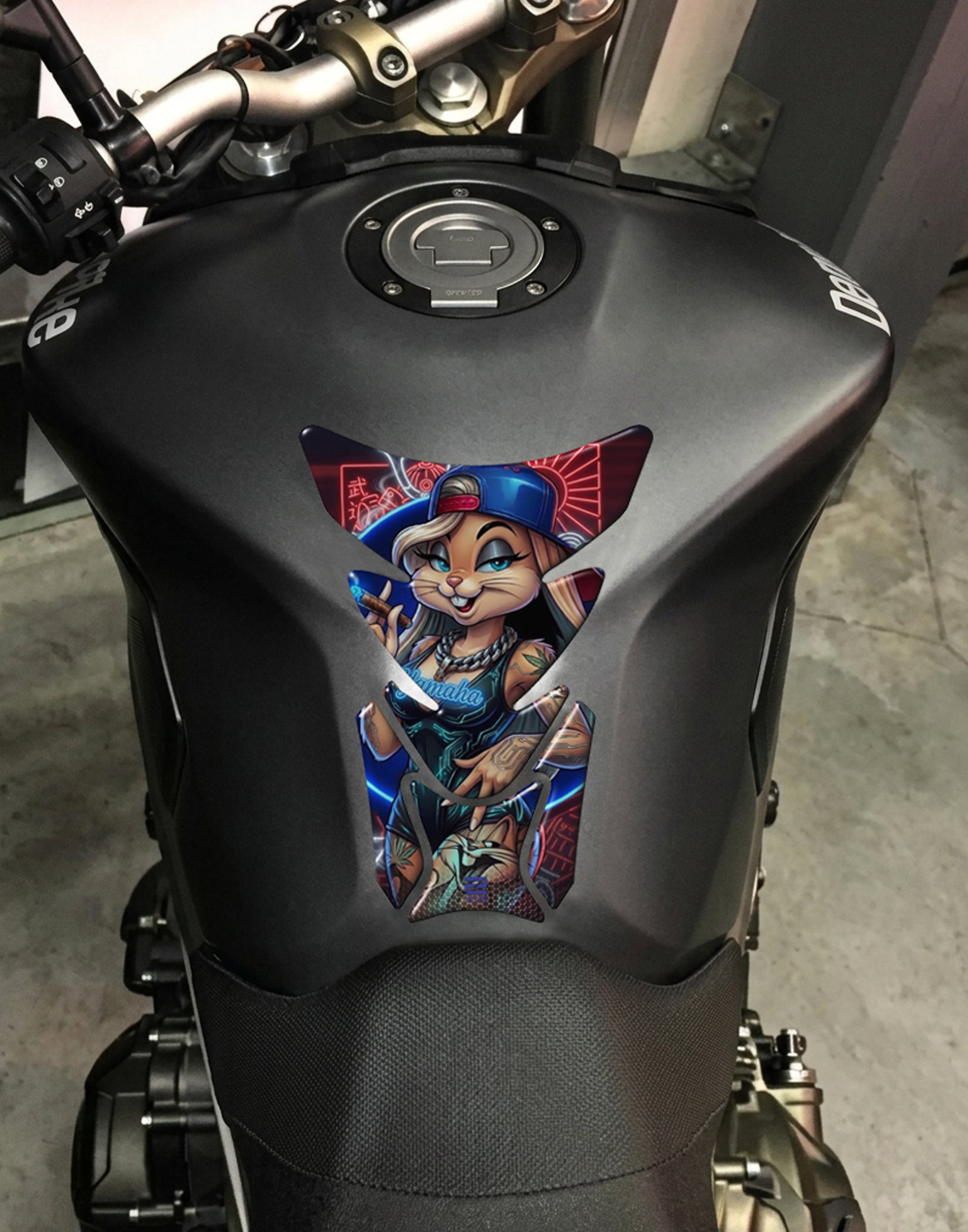 Yamaha Biker Bunny Tank Pad Protector