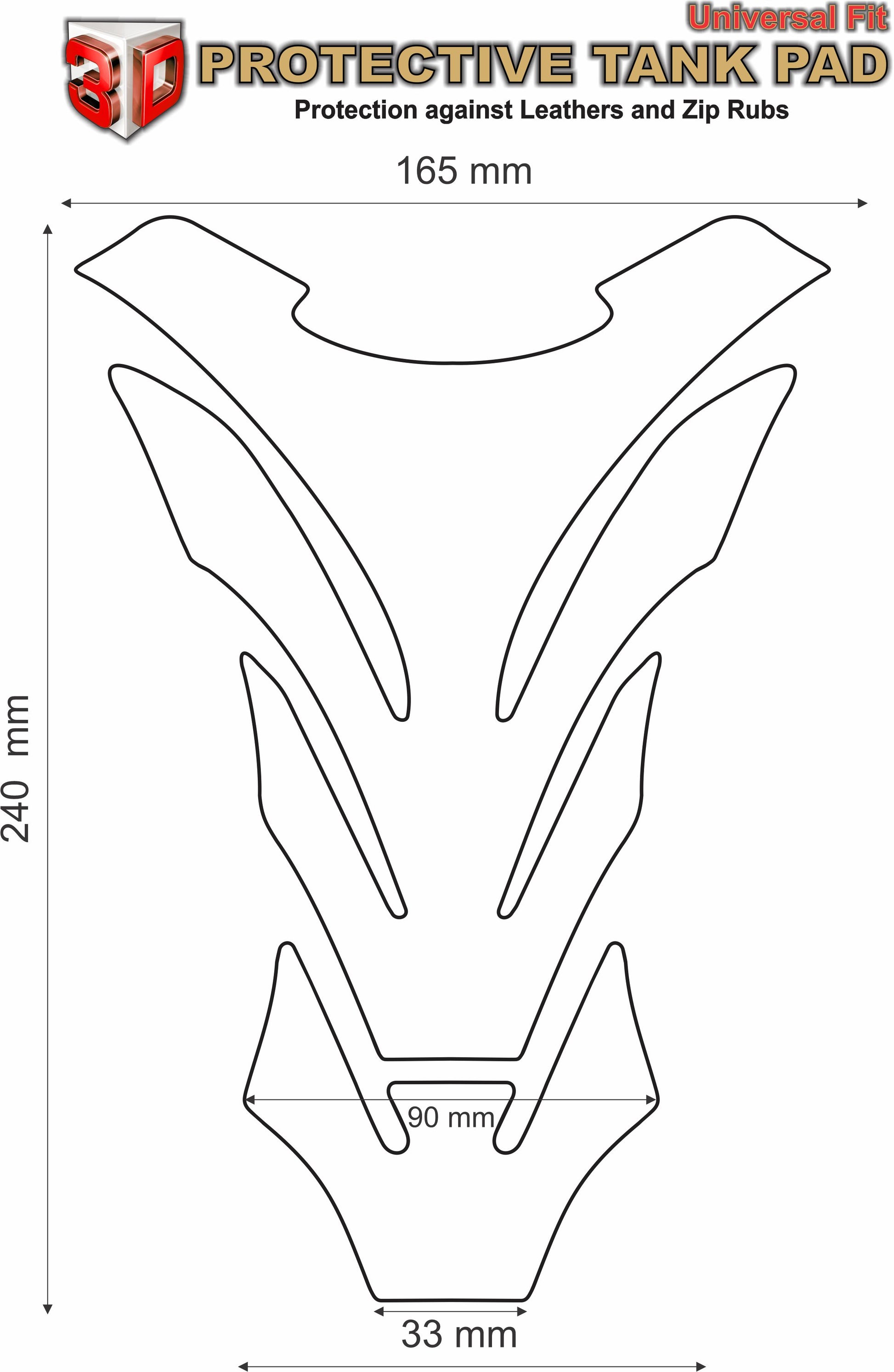Yamaha MT Series. Black Slim Series Motor Bike Tank Pad Protectors. MT 01. MT 03. MT 07. MT 09. MT 10
