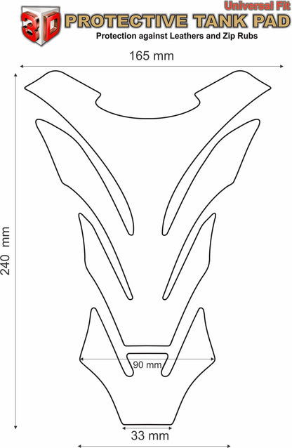 Yamaha MT Series. Gold and Black Slim Series Motor Bike Tank Pad Protectors. MT 01. MT 03. MT 07. MT 09. MT 10