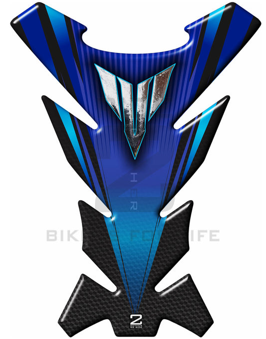 Yamaha MT Series. Blue and Black Series Motor Bike Tank Pad Protectors. MT 01. MT 03. MT 07. MT 09. MT 10
