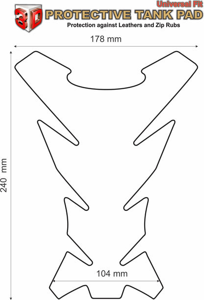 Yamaha MT Series. Black and Silver Grey Motor Bike Tank Pad Protectors. MT 01. MT 03. MT 07. MT 09. MT 10