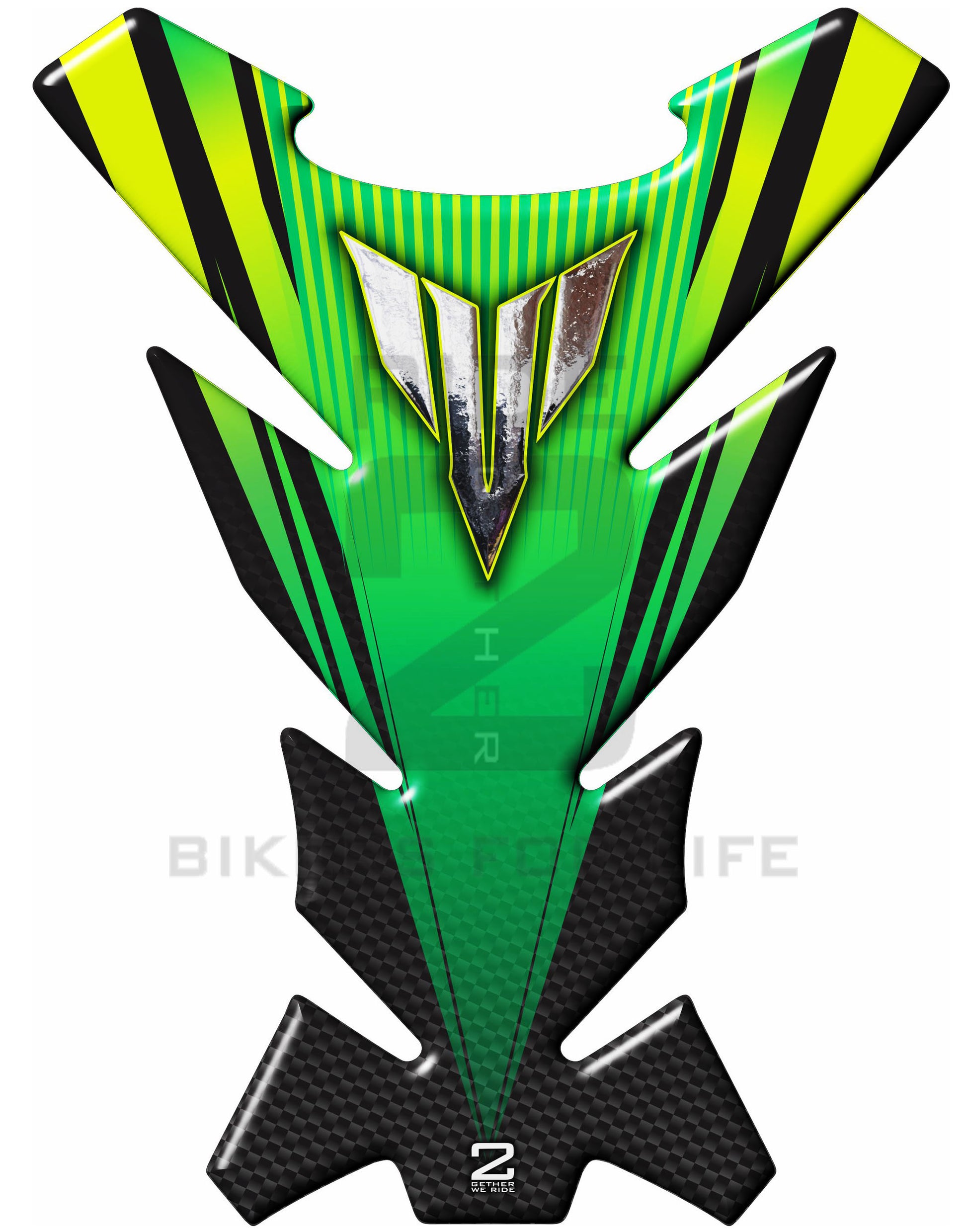 Yamaha MT Series. Green and Black Series Motor Bike Tank Pad Protectors. MT 01. MT 03. MT 07. MT 09. MT 10