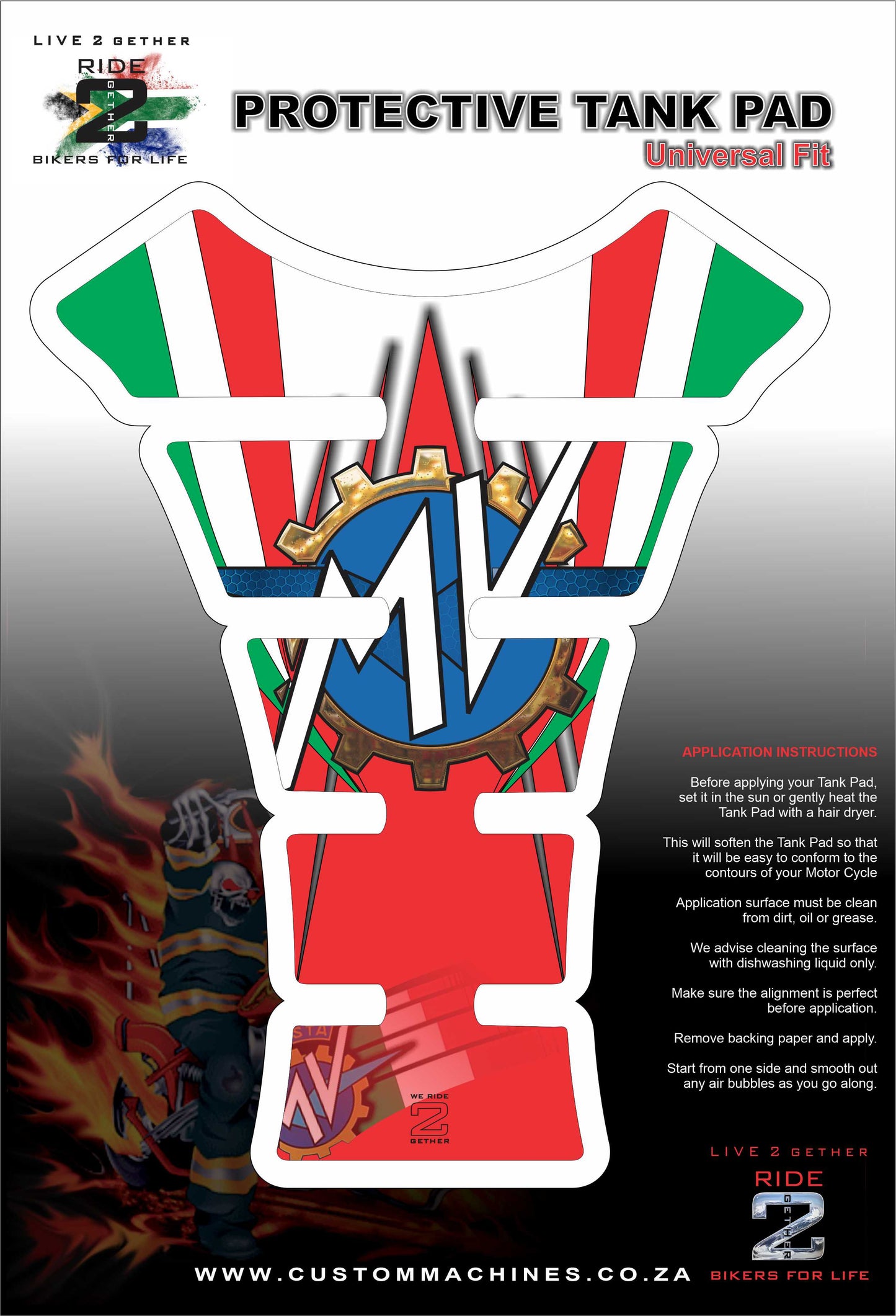 MV Agusta Red Standard Tank Pad